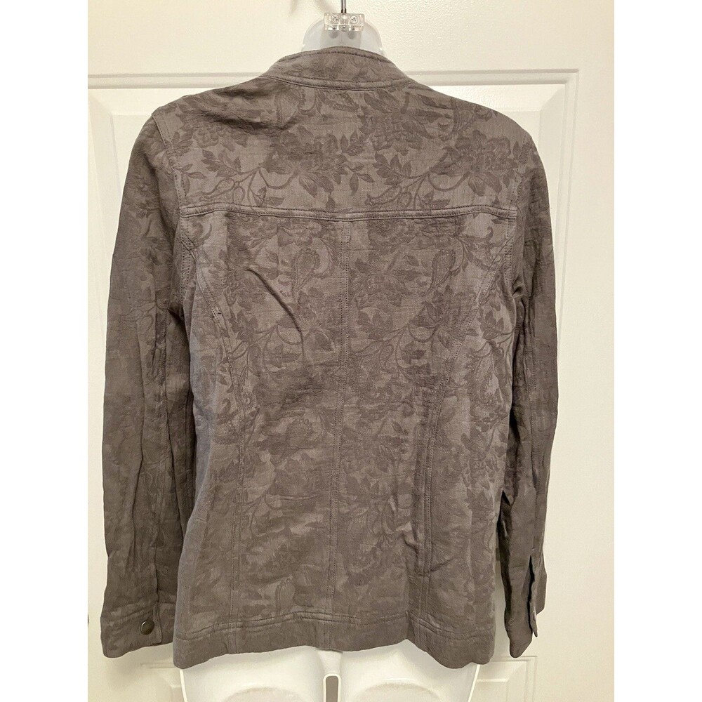 Hinge Designed in Seattle Jacket Olive Sage‎ Green Shirt Shacket S Small Women’s - Picture 3 of 5